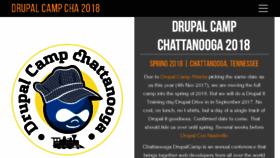 What Drupalcampchattanooga.com website looked like in 2017 (6 years ago)