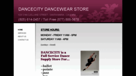 What Dancecitydancewear.com website looked like in 2017 (6 years ago)