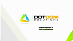 What Dotcomsolutions.in website looked like in 2017 (6 years ago)