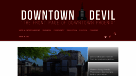 What Downtowndevil.com website looked like in 2017 (6 years ago)