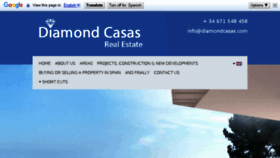 What Diamondcasas.com website looked like in 2017 (6 years ago)