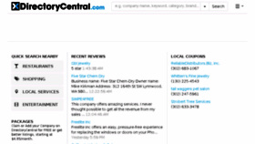 What Directorycentral.com website looked like in 2017 (6 years ago)