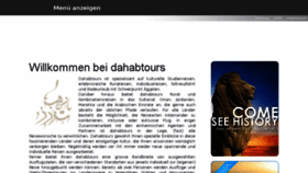 What Dahabtours.de website looked like in 2017 (6 years ago)
