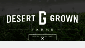 What Desertgrownfarms.com website looked like in 2017 (6 years ago)