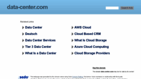 What Data-center.com website looked like in 2017 (6 years ago)