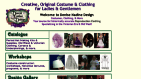 What Denisenadinedesign.com website looked like in 2017 (6 years ago)