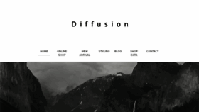 What Diffusion.jp website looked like in 2017 (6 years ago)