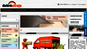 What Dobrestroje.cz website looked like in 2017 (6 years ago)