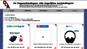 What Dedagaanbiedingen.be website looked like in 2017 (6 years ago)