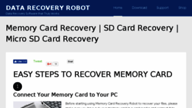 What Datarecoveryrobot.com website looked like in 2017 (6 years ago)