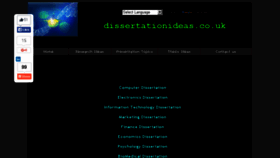 What Dissertationideas.co.uk website looked like in 2017 (6 years ago)