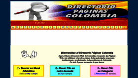 What Directoriopaginascolombia.com website looked like in 2017 (6 years ago)