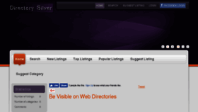 What Directorysilver.com website looked like in 2017 (6 years ago)