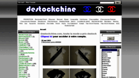 What Destockchine.com website looked like in 2011 (12 years ago)