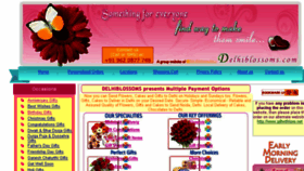 What Delhiblossoms.com website looked like in 2017 (6 years ago)