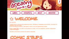 What Dreamy.fr website looked like in 2017 (6 years ago)