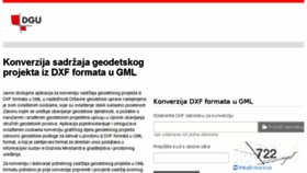 What Dxf2gml.dgu.hr website looked like in 2017 (6 years ago)