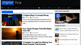 What Digitalycia.com website looked like in 2017 (6 years ago)