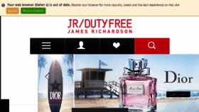 What Dutyfree.co.il website looked like in 2017 (6 years ago)