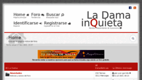 What Damainquieta.com website looked like in 2017 (7 years ago)