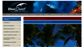 What Divequest-divingholidays.com website looked like in 2017 (6 years ago)