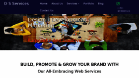 What Digitalsolutionservices.com website looked like in 2017 (6 years ago)
