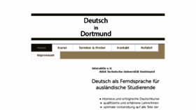 What Deutsch-in-dortmund.de website looked like in 2017 (6 years ago)