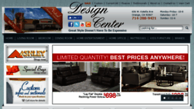 What Designcenterfurniture.com website looked like in 2017 (6 years ago)