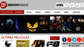 What Dimensionpeliculas.com website looked like in 2017 (6 years ago)