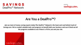 What Dealpros.com website looked like in 2017 (6 years ago)