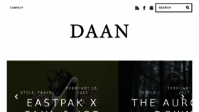 What Daan-mag.com website looked like in 2017 (6 years ago)