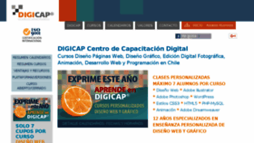 What Digicap.cl website looked like in 2017 (6 years ago)