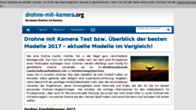 What Drohne-mit-kamera.org website looked like in 2017 (6 years ago)