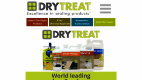 What Drytreat.com website looked like in 2017 (6 years ago)