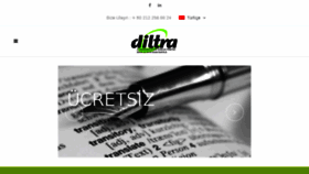 What Diltra.com.tr website looked like in 2017 (6 years ago)