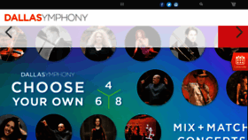 What Dallassymphony.com website looked like in 2017 (6 years ago)