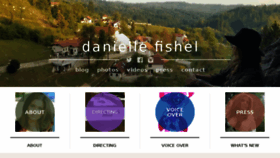 What Daniellefishel.com website looked like in 2017 (6 years ago)