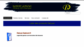What Deluxe-informatique.com website looked like in 2017 (6 years ago)