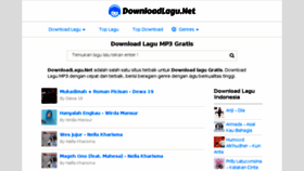 What Downloadlagu.net website looked like in 2017 (6 years ago)