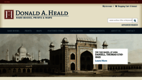 What Donaldheald.com website looked like in 2017 (6 years ago)