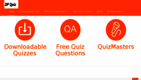 What Dpquiz.co.uk website looked like in 2017 (6 years ago)
