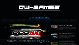What Dwgamez.com website looked like in 2017 (6 years ago)