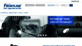 What De.frontline.com website looked like in 2017 (6 years ago)