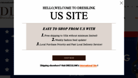 What Dresslink.com website looked like in 2017 (6 years ago)