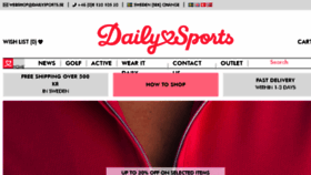 What Dailysports.se website looked like in 2017 (6 years ago)