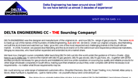 What Deltaengineering.co.za website looked like in 2017 (6 years ago)