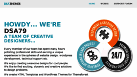 What Dsathemes.com website looked like in 2017 (6 years ago)
