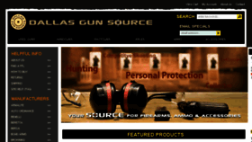 What Dallasgunsource.com website looked like in 2017 (6 years ago)