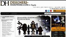 What Designers-hardware.com website looked like in 2017 (6 years ago)