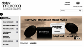 What Dotykmaroka.pl website looked like in 2017 (6 years ago)
